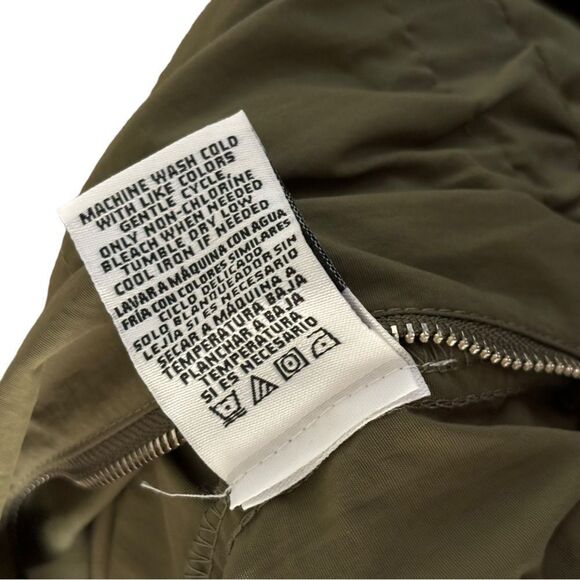 Madden NYC Juniors Olive Parachute Pants Sleeveless Jumpsuit Size Large 6 0453 - Picture 10 of 16